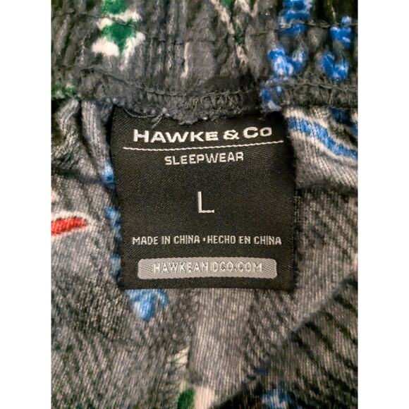 Hawke & Co Men's Size M Gray Skiing Penguin Print Pajama Pants Drawstring - Picture 6 of 7